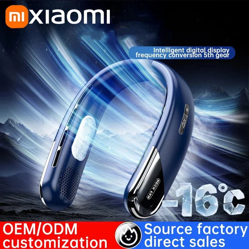 Xiaomi Nešiojamas Kaklo Oro Kondicionierius, 5 Greičių Įkraunamas Ventiliatorius