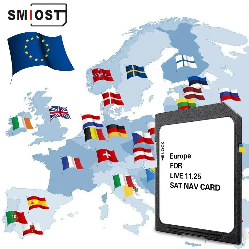 Sat Nav Maps 8201753027 8GB Europe 2024 &ndash; Renault Live CHINA / Live 11.25 no USB