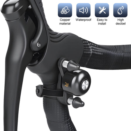 Rockbye 100dB Copper Bike Bell Horn for Enhanced Safety