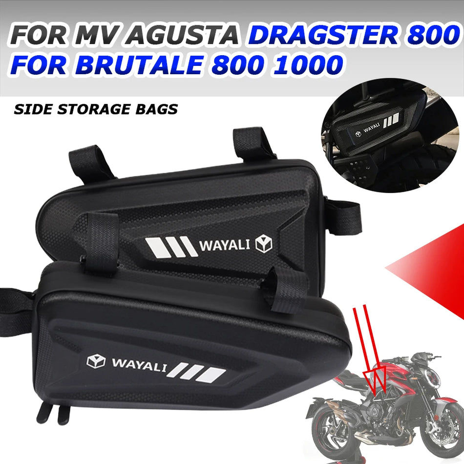MV Agusta Brutale 1000 RR zijtas gereedschapstas gemaakt van nylon spandex