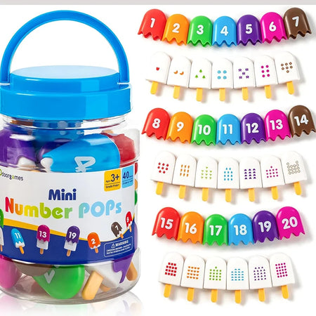 Kid Ice Cream Number Matching Game ATS30564 &ndash; Educational