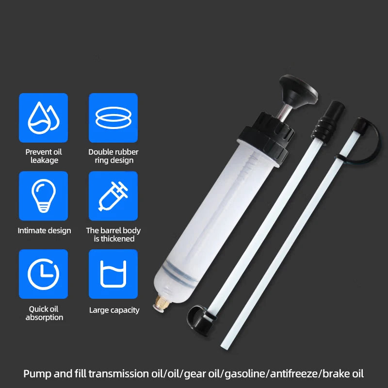 Другой насос для извлечения автомобильной жидкости с емкостью 1.5L, комплект шприцев для замены масла