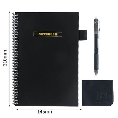 A5 Erasable Notebook Paper Reusable Smart Wirebound Notebook Portable Waterproof Notepad