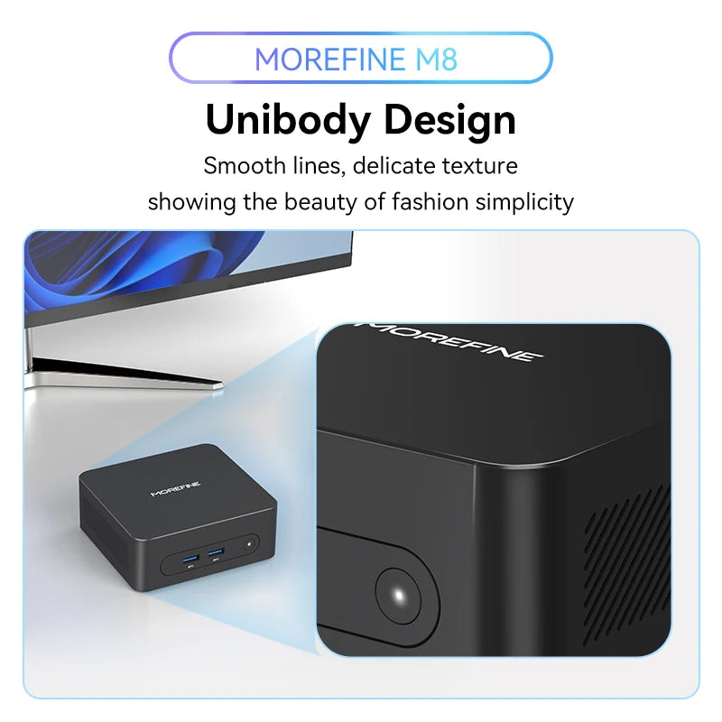 MOREFINE M8 Mini PC Intel 5205U