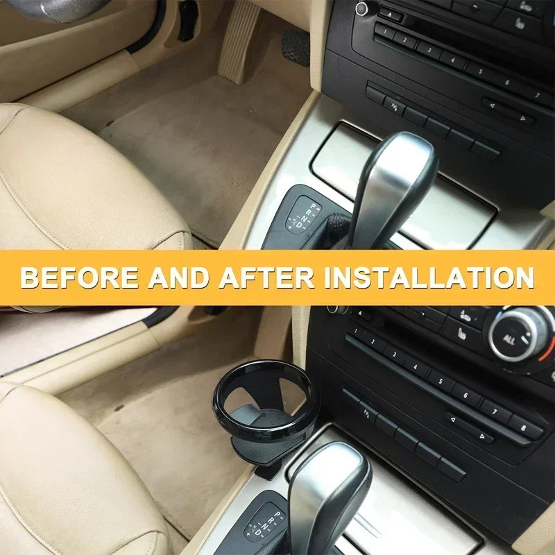 BMW E87 E90 E92 E93 държач за чаши централна конзола въглеродна стомана