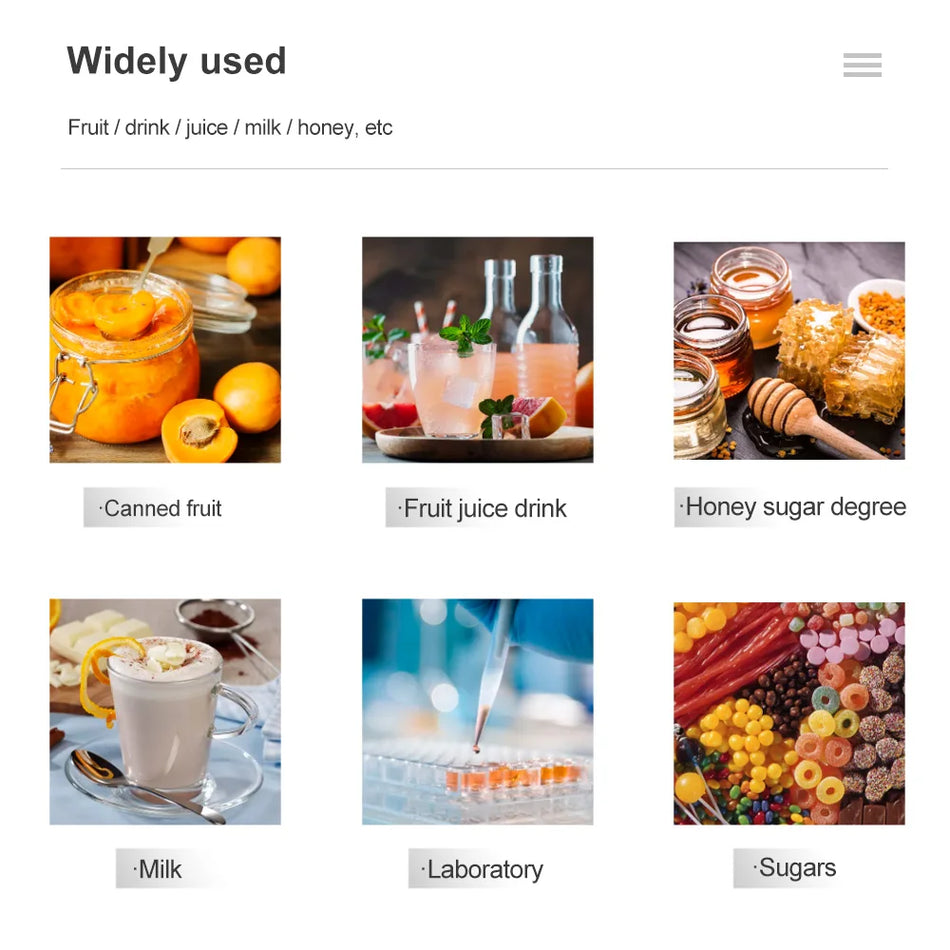 Portable Sugar Refractometer DR101 &ndash; Wide Range 0-94% Brix