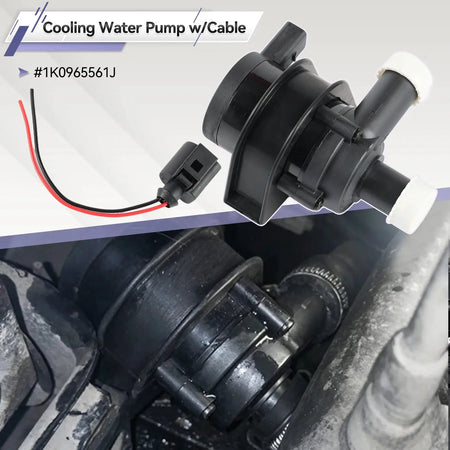 1K0965561J Cooling Water Pump Car Auto Additional Auxiliary Electric 12V for Jetta Golf CC Volkswagen VW Passat B5 B6 Audi A3 by InterCyprus Trading Ltd