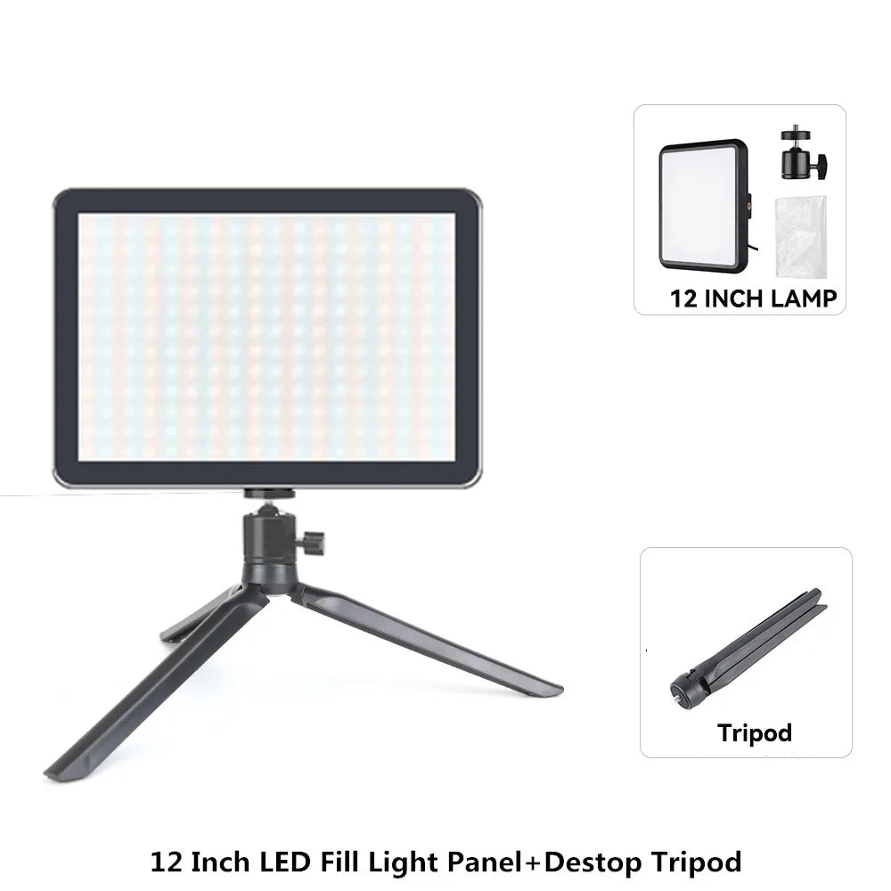 LED Photo Studio Light Kit 12 inch A