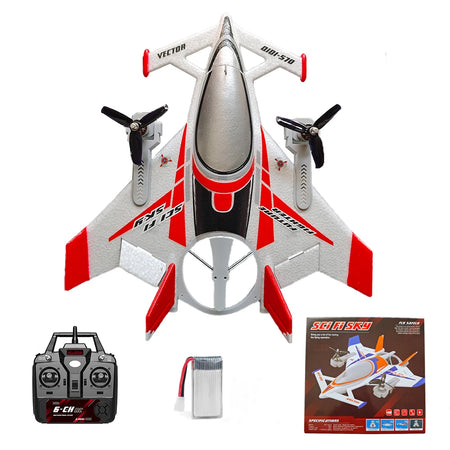 QIDI570 RC Plane &ndash; 8CH Brushless Fixed Wing Flying Glider