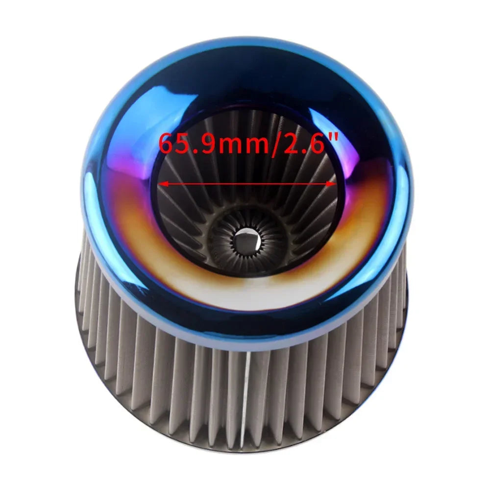 Universal Stainless Steel Cone Air Filter With High Flow Intake by InterCyprus Trading Ltd