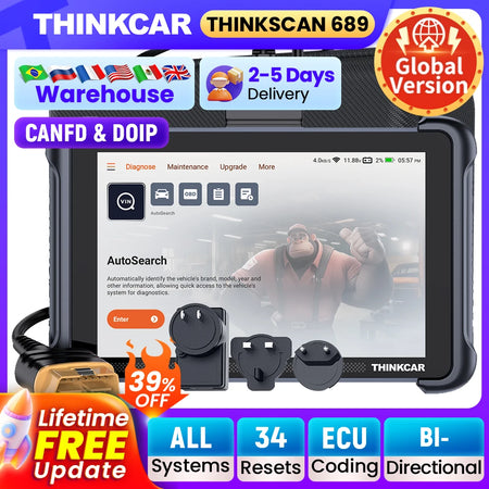 THINKCAR THINKSCAN 689 &ndash; Bi-Directional ECU Coding Pro