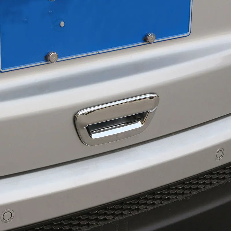 Trunk Handle Protector For Jeep Compass Rear Trunk Handle ABS Chrome Trim Cover Sticker