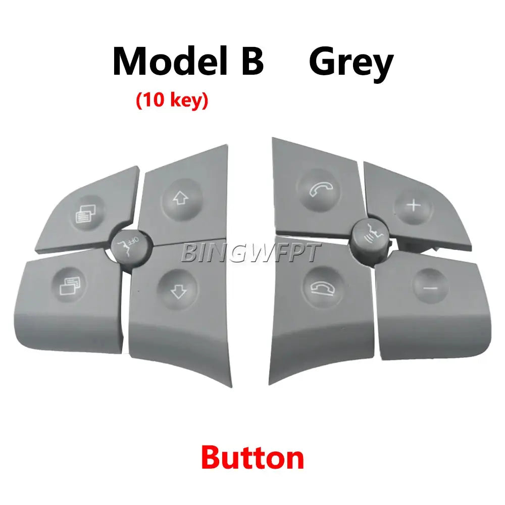 Car Multi-function Steering Wheel Switch Button Cover For Mercedes Benz W164 W245 W251 ML GL 300 350 400 450 2006-2009 by InterCyprus Trading Ltd