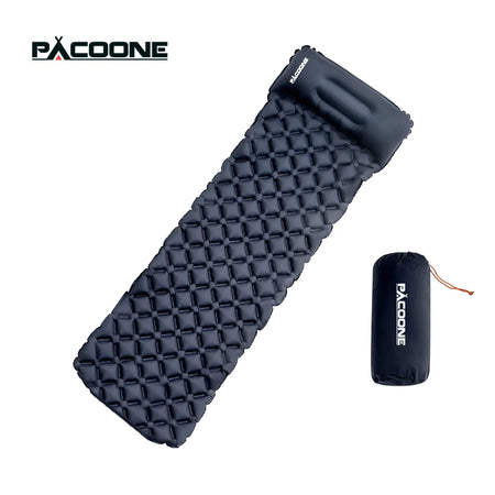 PACOONE Outdoor Camping Sleeping Pad &ndash; Ultra Lightweight Navy Blue