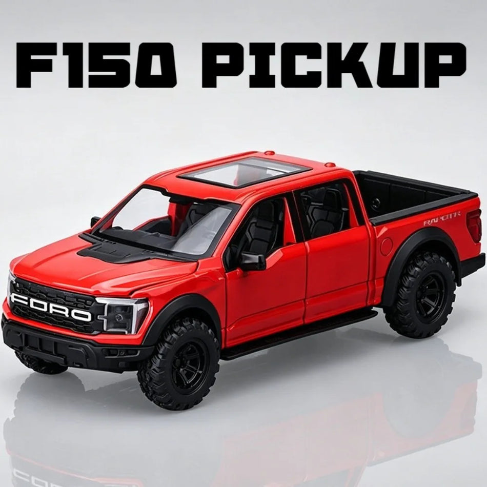 Modelo de coche de aleación de fundición a presión para réplica de Ford F-150 GT500