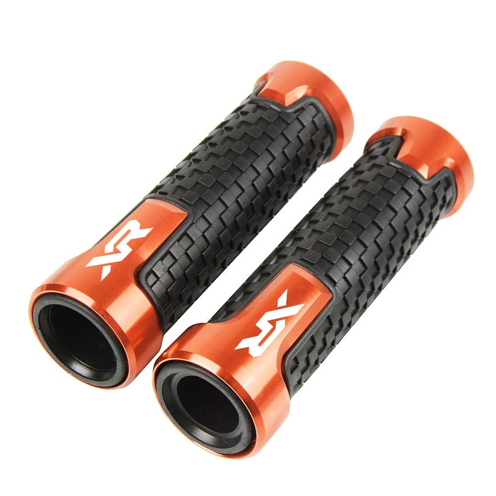 Honda XR230MOTARD Handlebar End Caps - CNC Aluminium, 7/8" (22mm), Various Colours Orange