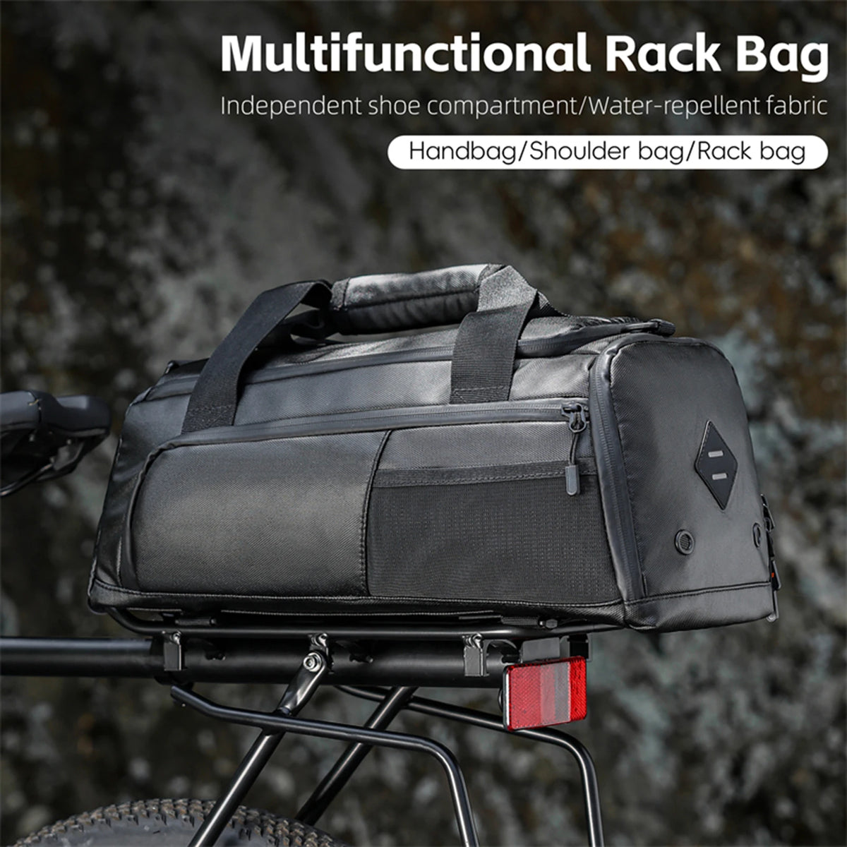 Bike Saddle Bags for Rear Rack 13L &ndash; Rainproof 13L Storage