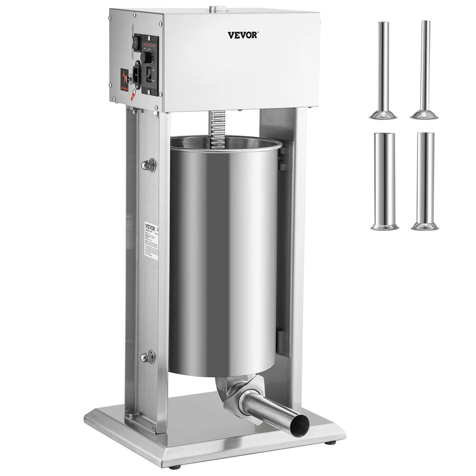 Elektryczna maszynka do kiełbas 10L 15L ze stali nierdzewnej 4 leje