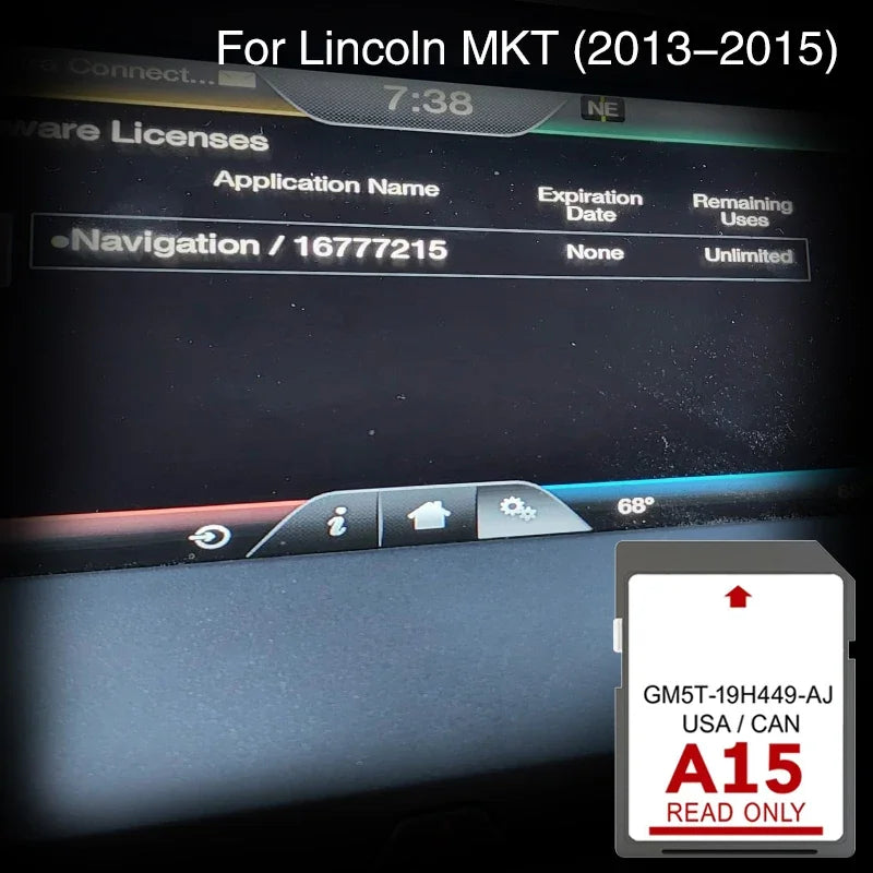 GM5T-19H449-AJ Maps Card - Lincoln MKT 2013 2015 32GB CHINA / for Lincoln MKT