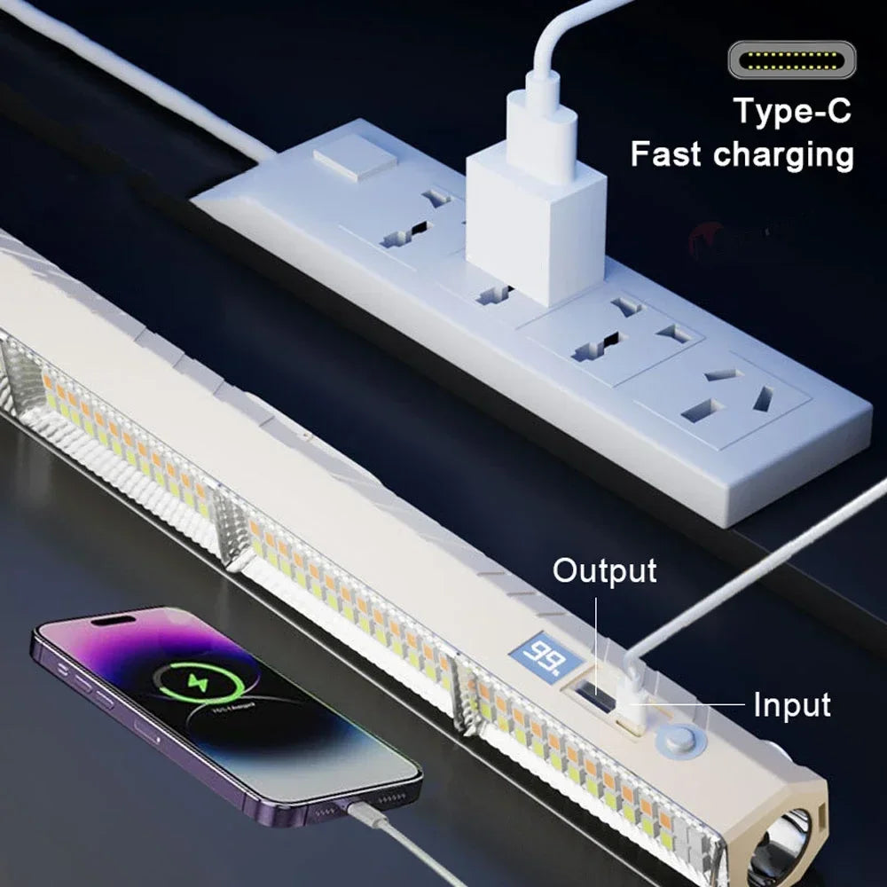 Super Bright LED Magnetic Work Light &ndash; USB Rechargeable and Portable