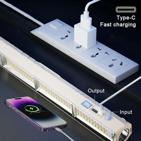 Super Bright LED Magnetic Work Light &ndash; USB Rechargeable and Portable
