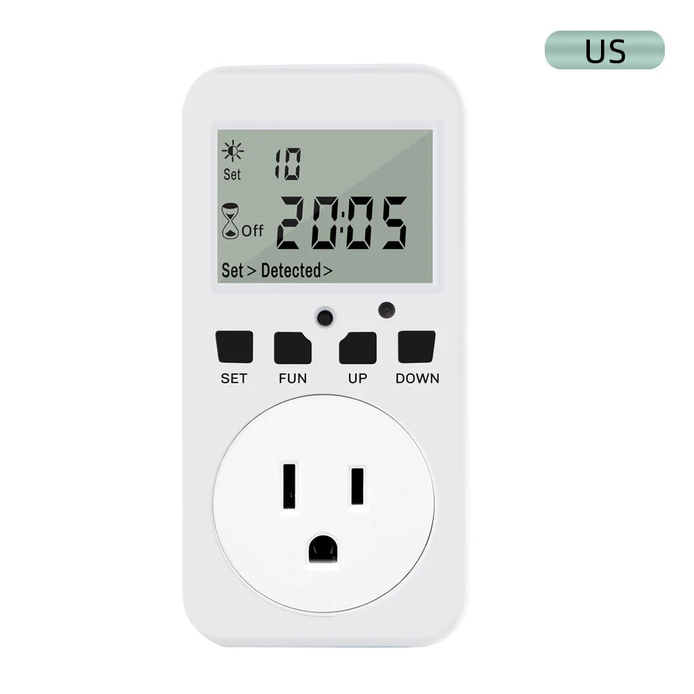 TM08 Multifunctional Timer Socket &ndash; Programmable Countdown US Plug