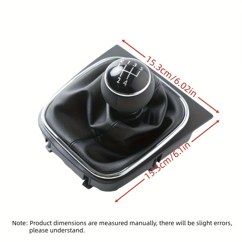 Vaihteenvaihtokahva kumisuojalla Volkswagen Golf MK5 MK6 5/6-vaihteinen manuaalivaihteisto