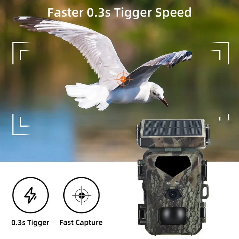 20MP 1080P Hunting Camera - 0.3s Trigger Speed Night Vision