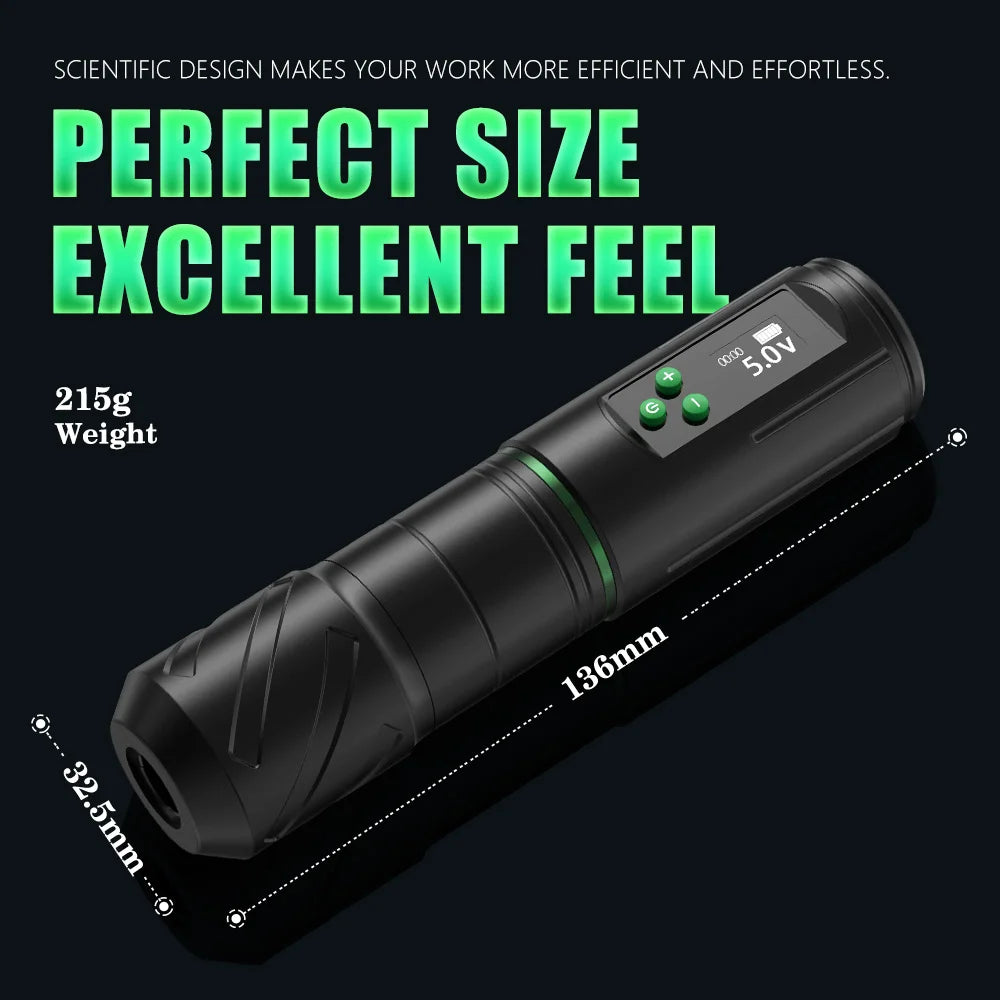 Tattoo Machine T-Rex Wireless &ndash; LED Display 1600mAh Power