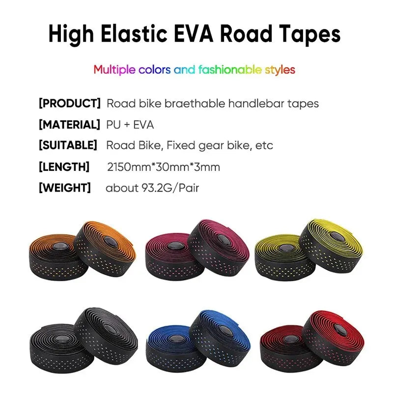 Shock-Absorbing Bicycle Handlebar Tape with Anti-Slip Wear-Resistant