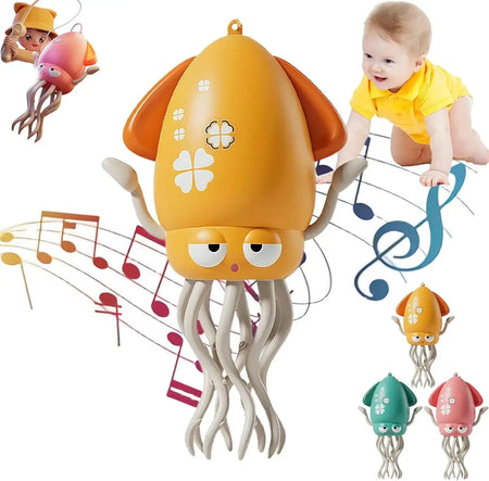 Funny Electric Crawling Octopus &ndash; Interactive Stress Relief Gift Yellow 1 / OneSize