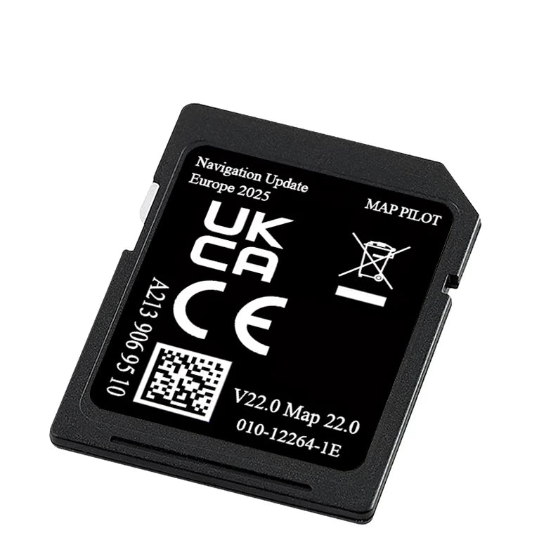 Card SD cu harta GPS cu hărți complete ale UE 2026 pentru Mercedes GLC NTG5.0 A2139069510