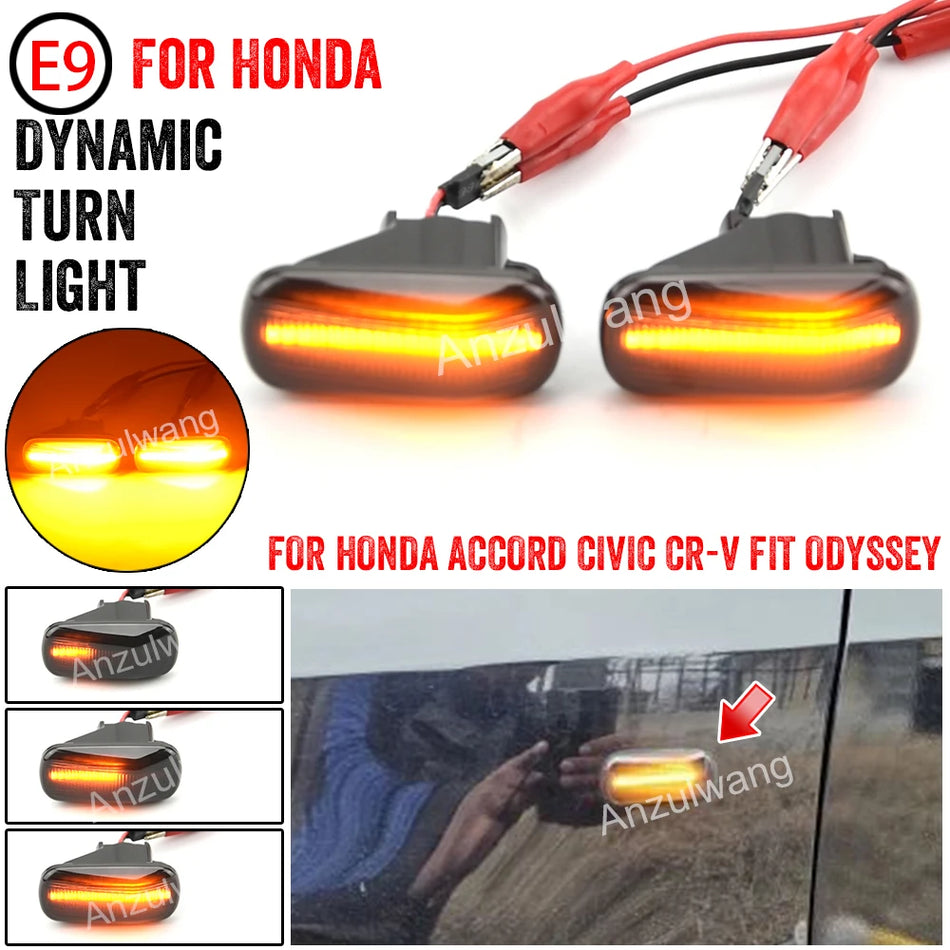 Dinamiski LED pagrieziena signālu lukturi Honda Civic CR-V Accord