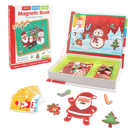 Funny Children's Magnetic Book Puzzles &ndash; Brain Training Toy Christmas