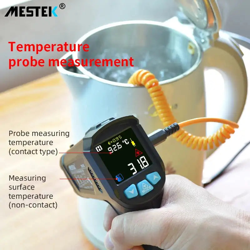 Infrared Thermometer Non Contact Emissivity Adjustable