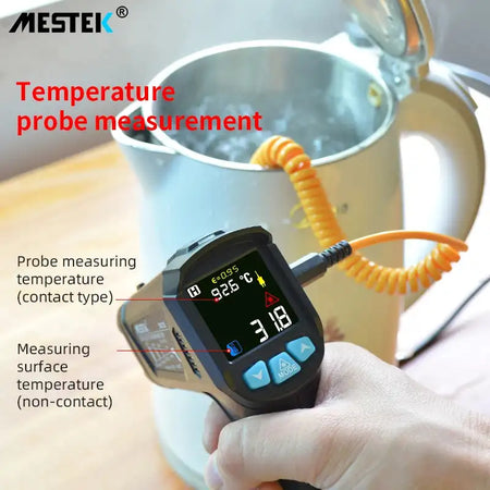 Infrared Thermometer Non Contact Emissivity Adjustable