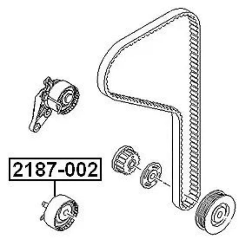 Tandrem spænding til Ford Focus EcoSport Escort Fiesta MK6 Fusion 1.4 FXJA