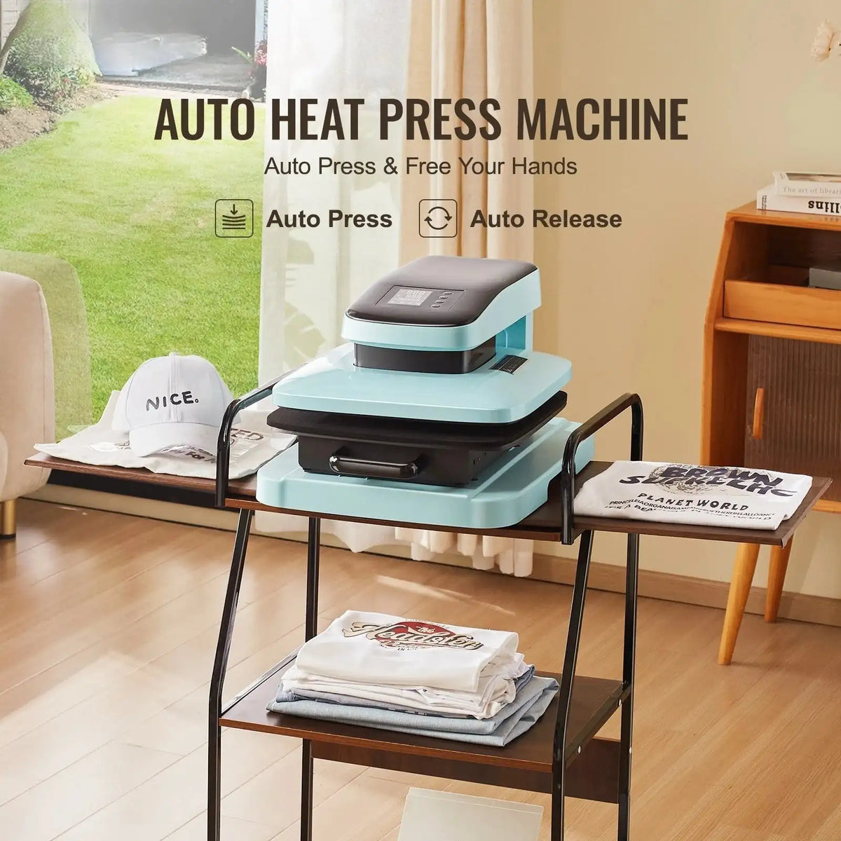 Auto Heat Press 15x15 Sublimation Auto Release