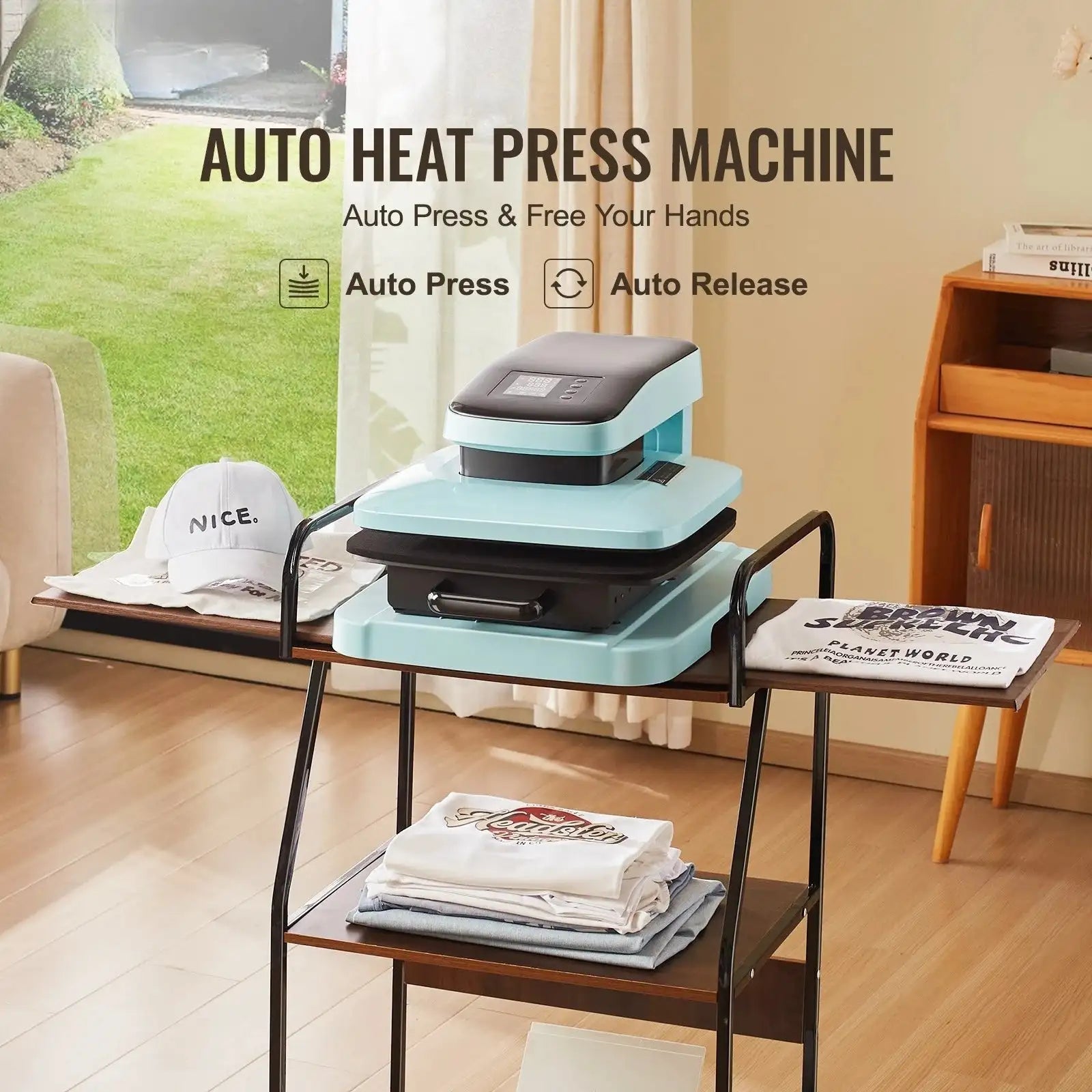 Auto Heat Press 15x15 Sublimation Auto Release