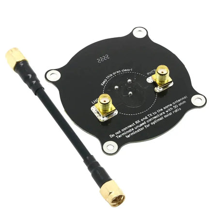 Pagoda 2 / Triple Feed Patch 5.8G 5dBi 50W Omnidirectional Omni FPV Flat Panel Pagoda Antenna LHCP/RHCP SMA/RP-SMA by InterCyprus Trading Ltd
