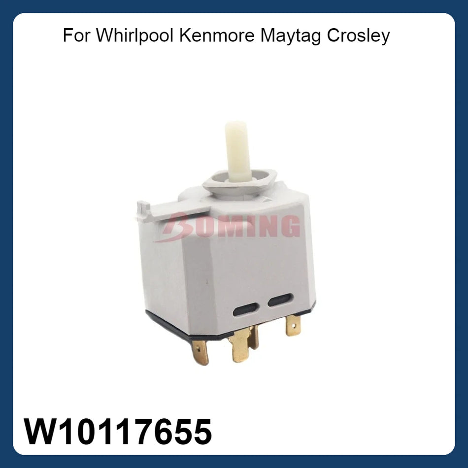 Комплект превключвател за сушилня Push To Start W10117655 за Whirlpool Kenmore Crosley Maytag