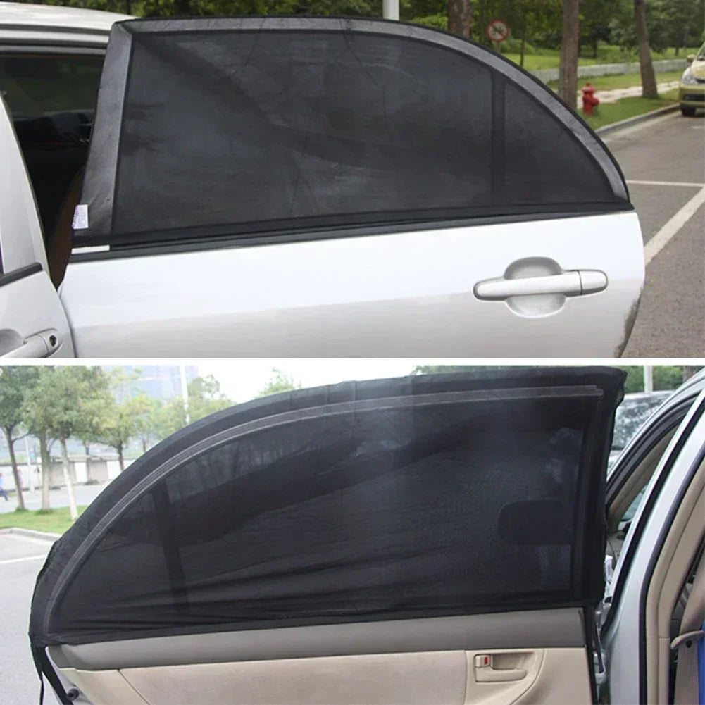 Sun Protection &amp; Privacy Anti-Mosquito Car Window Curtain Sunshade