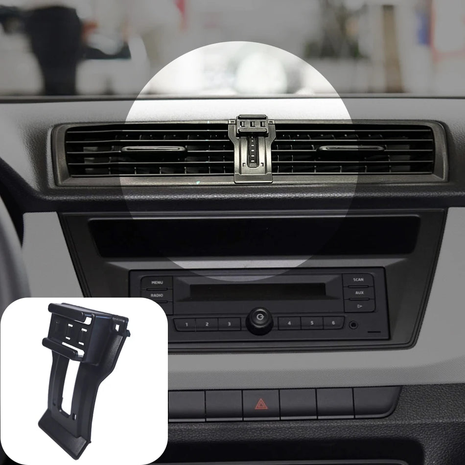 Auto telefonimount juhtmevaba laadimisega Skoda Fabia 2015-2017 jaoks