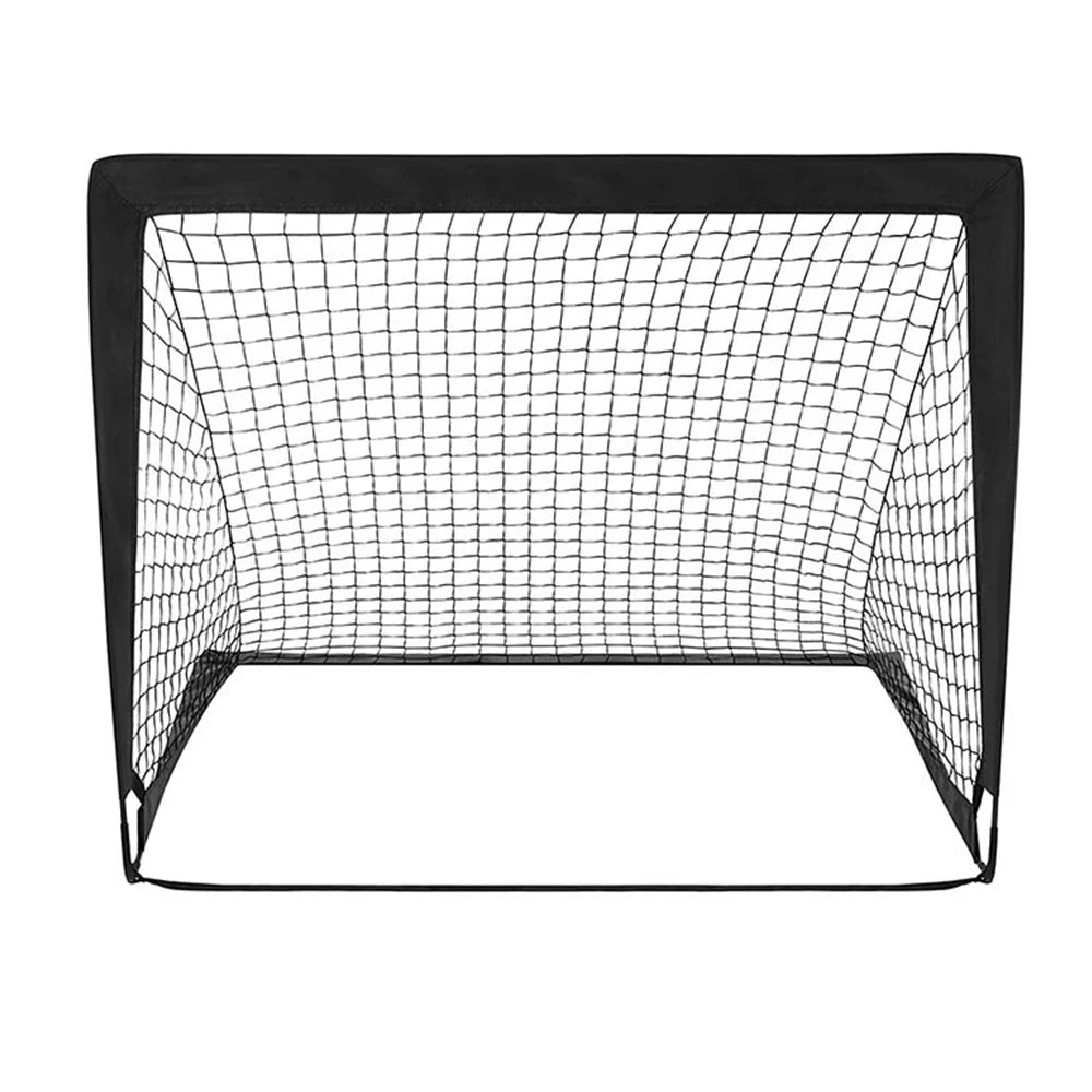 NoEnName Portable Pop-Up Soccer Goals for Indoor and Outdoor Training black