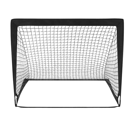 NoEnName Portable Pop-Up Soccer Goals for Indoor and Outdoor Training black