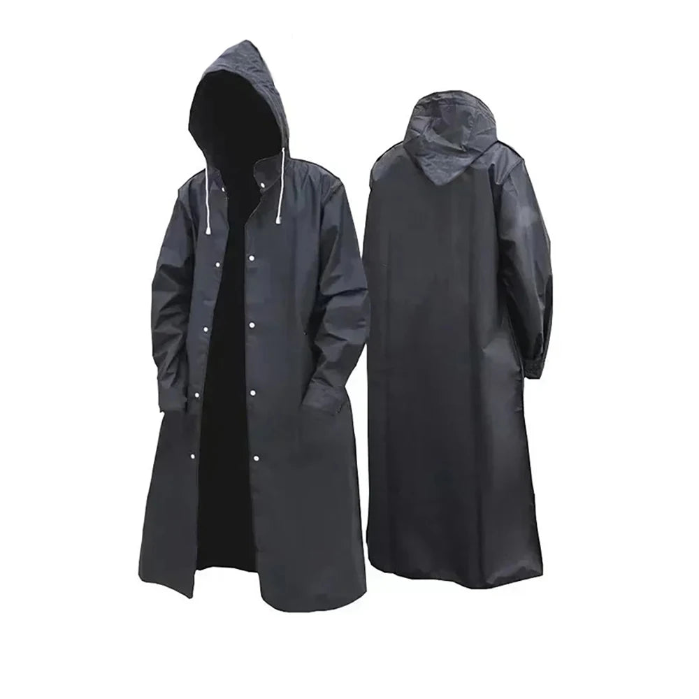 Disposable EVA Unisex Raincoat For Adults &ndash; Waterproof