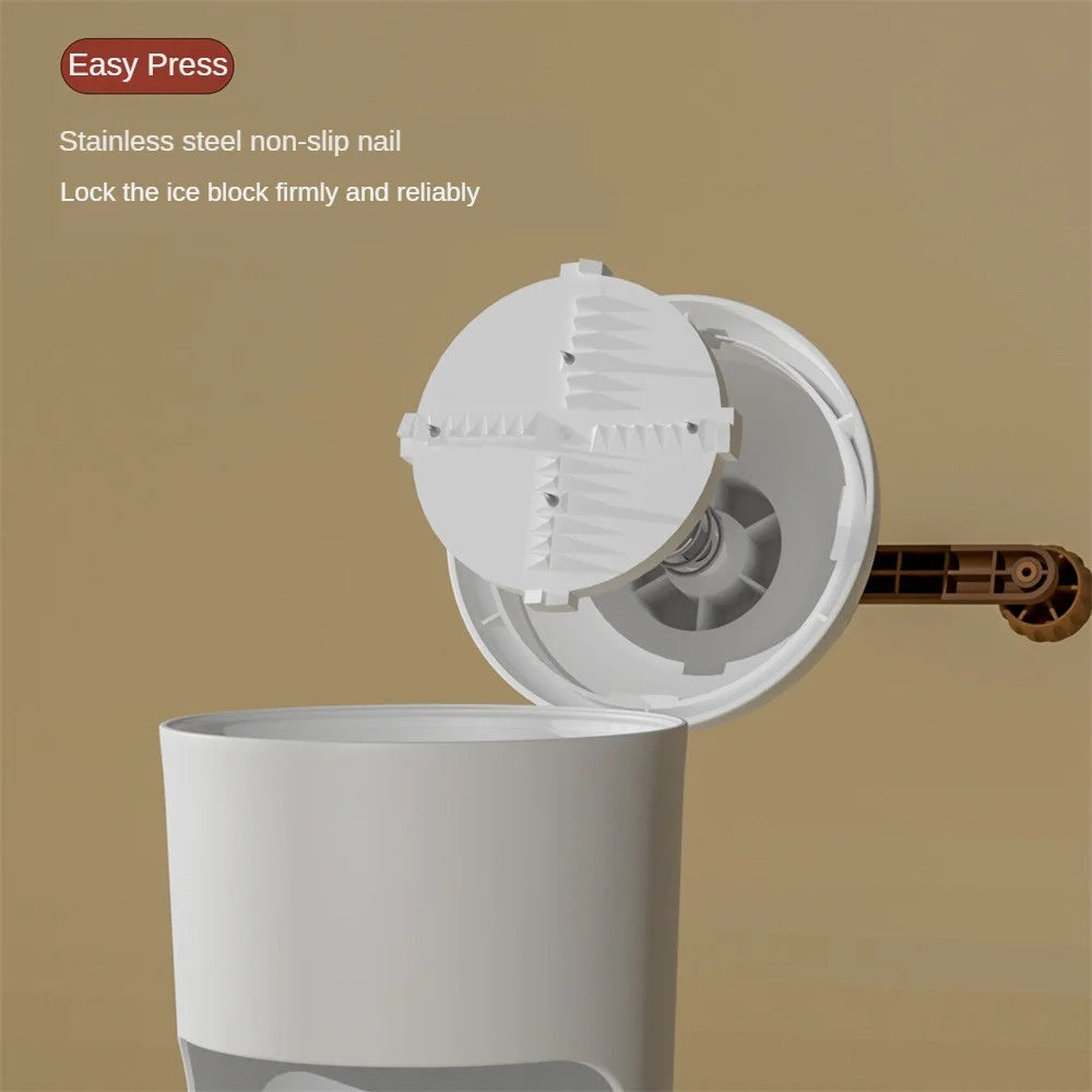 Manual Ice Crusher Machine for Smoothies &amp; More