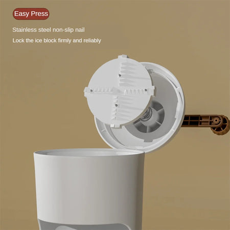 Manual Ice Crusher Machine for Smoothies &amp; More