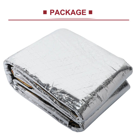 Uxcell 203cmx100cm Car Firewall Heat Sound Deadener Insulation Mat Aluminium Coating Cotton Self-adhesive Noise Insulation 5mm by InterCyprus Trading Ltd