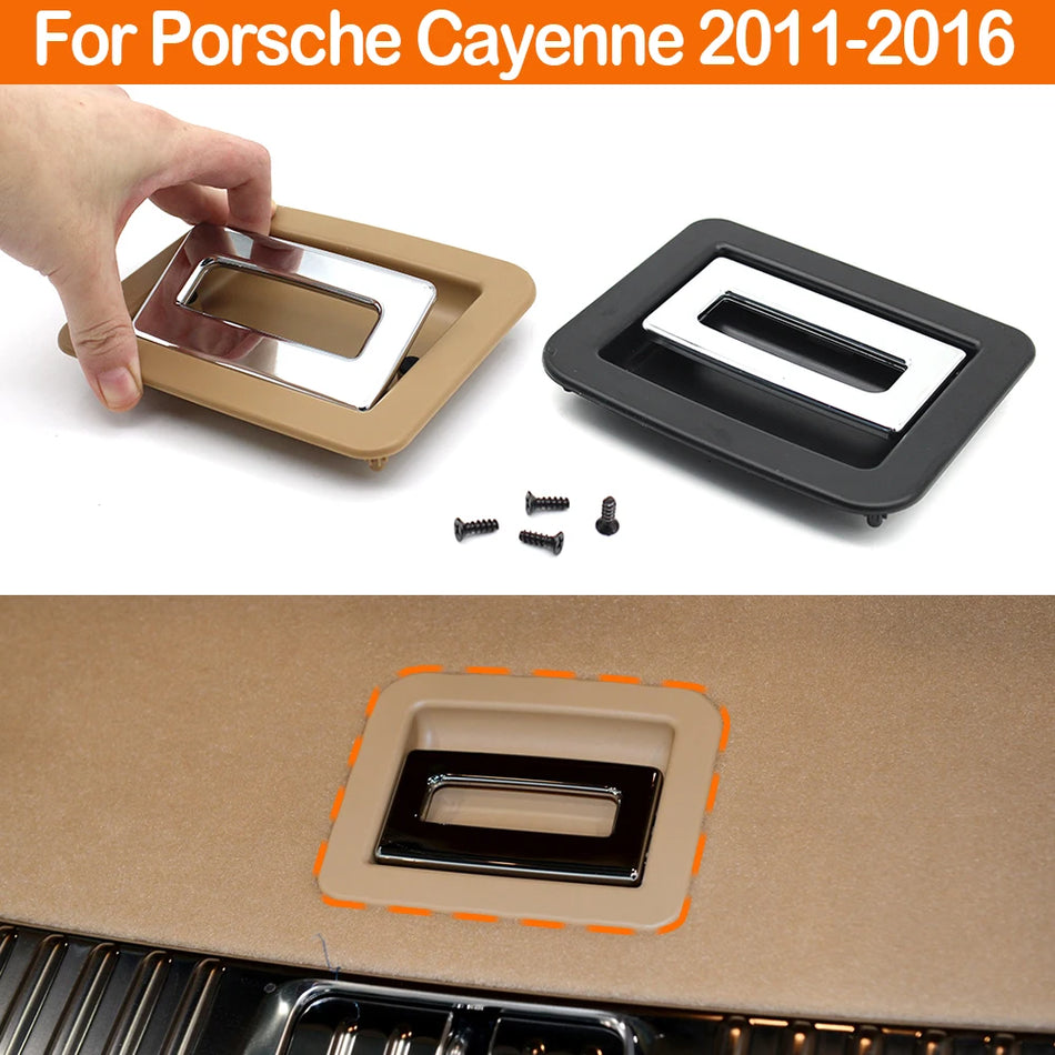 Porsche Cayenne 2011-2016 7P5 için Arka Bagaj Valiz Kuyruk Kapağı Mat PC ABS Dayanıklı Yük Koruyucu